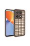 Infinix Note 30 Pro Compatible Case Patterned Back Surface Classy Cover - Light Brown - T32265 - 4