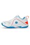 Bolstr Badminton Shoes | Orange/turquoise | 11 Uk/12 Us/45 Eu | Eva | Lace-up | Ventilation