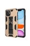 iPhone 11 Compatible Case Protective Volve Cover with Foldable Stand - Gray - T14104 - 2