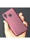 Galaxy A20E Case Zore Premier Silicone Cover - Plum - 3