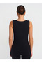60291 Crew Neck Buttoned Knitwear Vest-Black - 2