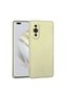 Huawei Nova 10 Pro Case Soft Textured Colorful Slim Silicone Soft Cover Premier - Gold