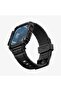 حافظة وحزام لساعة أبل 46 ملم سلسلة 10/11، درع متين برو أسود غير لامع - ACS08604 - 7