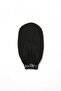 Black Flush Silk Gloves - 100% Thick, Bath Shower Pouch, Unisex