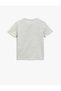 Summer Themed Printed Short Sleeve T-Shirt - 2