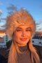 Luxury Russian Slavic Style Faux Fur Long Hairy Plush Women's Beige Heart Hat