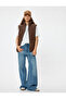 Zippered Stand Collar Buttoned Pocket Detailed Quilted Puffer Vest - 2