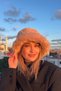 Luxury Women's Camel Russian Slavic Style Faux Fur Plush Bucket Heart Hat - 5