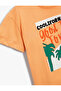 Palm Tree Printed T-Shirt City Themed Cotton Crew Neck - 3