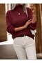 Turtleneck Jacquard Pattern Comfortable Fit Long Sleeve Women's Knitwear Sweater - 2