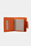 2818 Genuine Leather Women's Wallet Flother Orange - 5