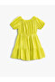 Dress Balloon Sleeve Midi Flounce - 2
