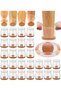 8 Pieces (2.5 cm and 2.9 cm) Felted Silicone Table Chair Leg Caps Chair Anti-Slip Floor Protector