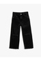 Wide Leg Jeans with Pockets and Ripped Detail - Wide Leg Jean