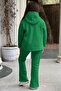 3 Yarn Fleece Tracksuit Set for Girl - Loose Leg with Snaps - 3