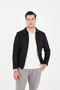 Men's Short Stamp Coat Zippered Skirt Ribbed-Elastic - 4