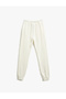 Jogger Sweatpants with Label Detail, Pockets, Elastic Waist - 2