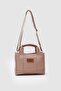Mink K6 - Casual Women's Shoulder Bag with Front Pocket Detail and Adjustable Strap