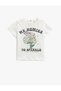 Daisy Printed T-Shirt Short Sleeve Crew Neck Glitter