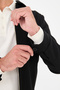 Men's Short Stamp Coat Zippered Skirt Ribbed-Elastic - 7
