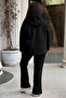 3 Yarn Fleece Tracksuit Set for Girl - Loose Leg with Snaps - 3