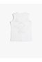 Skull Printed Cotton Undershirt - Round Neck - 2