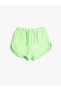 Green Girls' Shorts - Tie Waist, 3Skg40058Ak