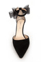 Women's Stiletto Pointed Toe Evening Dress Heeled Shoes Sy 27353 Black - 7
