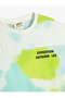 T-Shirt Short Sleeve Batik Patterned Crew Neck Cotton - 3