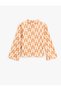 Stand Collar Wide Long Sleeve T-Shirt - 2
