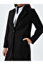 Long Sleeve Buttoned Double Breasted Cashmere Coat - 5