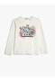 Long Sleeve Printed T-Shirt Round Neck Cotton