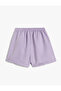 Shorts Elastic Waist Modal Fabric Pocket Pleated Detailed - 2