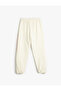 Jogger Sweatpants Pocket Tied Waist Color Contrast - 4