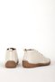 66187 Real Leather Half Ankle Women's Boots Beige - 3