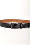 Genuine Leather 3.5cm Men's Crocodile Classic Belt 509 Black - 2