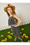 Wide Leg Pants Floral Embroidered Elastic Waist - 3