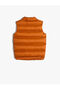 Puffer Vest Stand Collar Zippered Pocket - 2