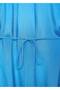 Long Satin Shirt with Asymmetric Closure - 8