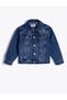Denim Jacket Flap Pocket Cotton Long Sleeve - 3