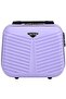 Unisex Combination Hand Luggage Pp Silicone Pattern Shatterproof Flexible Stewardess Bag and Toiletry Bag