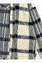 Plaid Oversize Women's Plush Shirt Jacket - 7