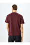 Slogan Printed T-Shirt Crew Neck Short Sleeve Cotton - 4