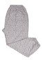 Women's Winter Mother Patterned Long Elastic Waist Combed Cotton Sleepwear Ankle Elastic - 2