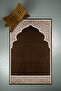 Digital Printed Non-Slip Base Washable Dowry Gift Prayer Mat Prayer Rug - 3