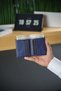 Crazy Blue Light and Minimalist 100% Genuine Leather Wallet - Wood with 6 Card Compartments - 3