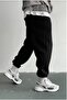 Men's Black Slim Fit Jogger Sweatpants - 3