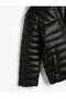 Hooded Puffer Jacket with Pocket Detail and Zipper Closure - 4