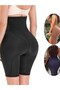 Women's Side and Back Hip Corset Butt Enhancer Padded Push-Up High Waist Corset Black Ff 510