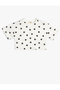 Crop T-Shirt Heart Printed Short Sleeve Crew Neck Cotton